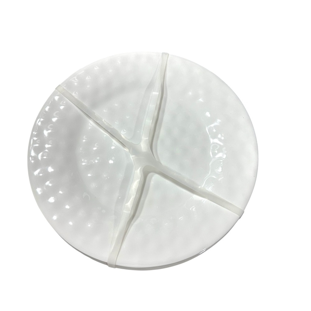 Sigrid Olsen Set of 4 White 10.8” Melamine Dinner Plates Coastal NIP